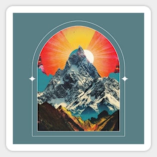 Mountain Escape Sticker